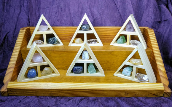 Tiny Altars are handcrafted portable altars with intuitively selected stones and crystal to help you with your intentions and to bring thoughtfulness and loving kindness in to your practice of being a modern human. 