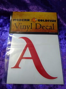 Scarlet Letter Decal