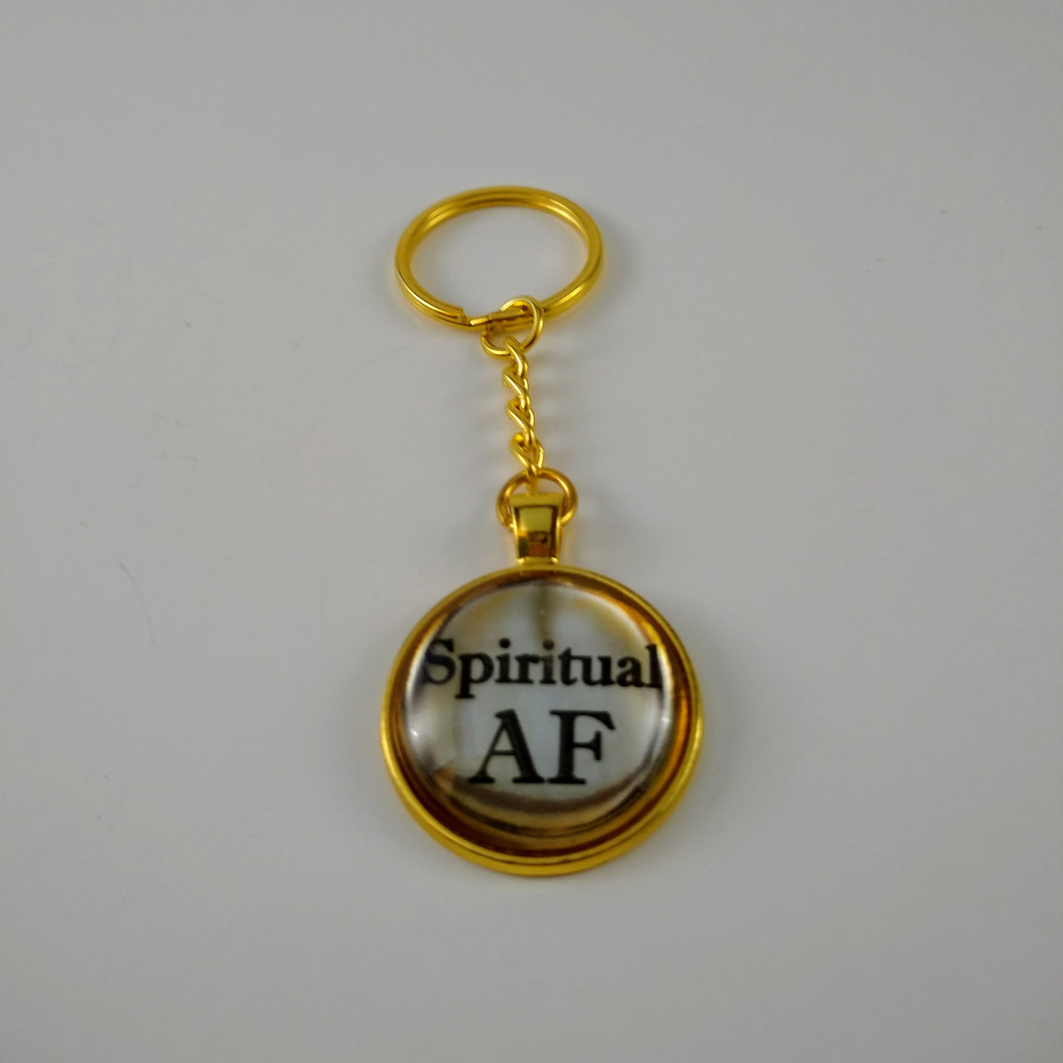Spiritual AF Key Chain – moderngoldfish