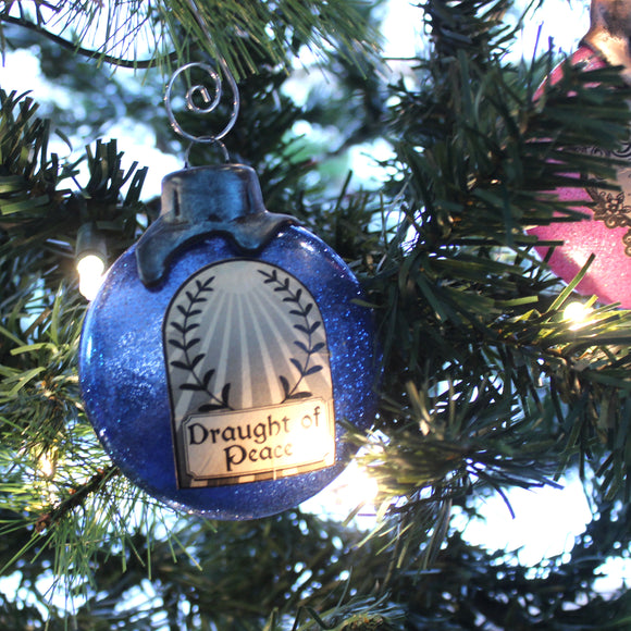 Draught of Peace Potion Ornaments for your Yuletide decorating.